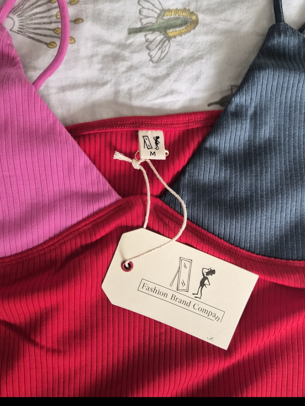 Fashion Brand Company Tank - Pink, Red & Blue - Picture 3 of 3